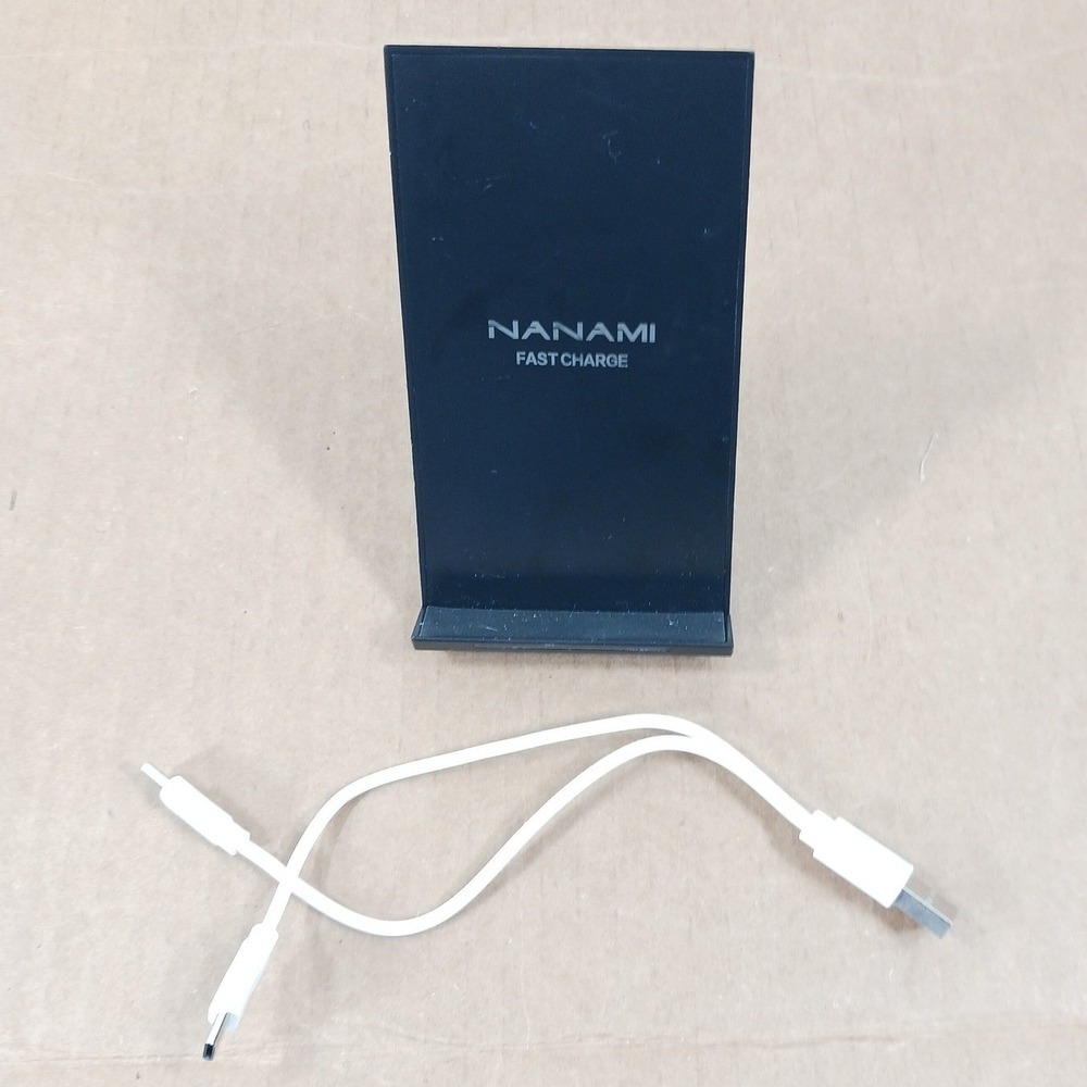 NANAMI M220 Fast Wireless Charging Stand 15W Qi Certified Black with Cable
